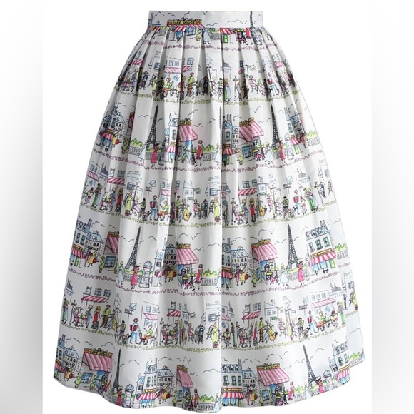 NWT Chicwish - Paris skirt, midi length, size XS - Picture 2 of 6